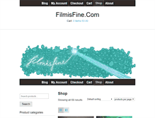 Tablet Screenshot of filmisfine.com